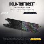 Holo-Trittbrett im gleichen Design – STEALTH für SEGWAY NINEBOT F3 / F3 PRO, Holo-Effekt simuliert (+54,99 €)