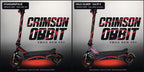 CRIMSON ORBIT am VMAX NEW VX4: Standardfolie und Holo Silber im Vergleich. Holo-Effekt simuliert, Scooter nicht enthalten.