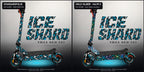 ICE SHARD am VMAX NEW VX4: Standardfolie und Holo Silber im Vergleich. Holo-Effekt simuliert, Scooter nicht enthalten.