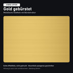 Effektfolie Gold gebürstet, Abbildung ähnlich