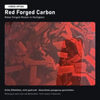 Effektfolie Red Forged Carbon, Foto der Folienrolle