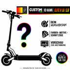 IO HAWK ELITE X 1.0 / 2.0 SKIN | CUSTOM – Custom-Wunschdesign mit Scootersilhouette, Farben, Motiven und Schriftzügen