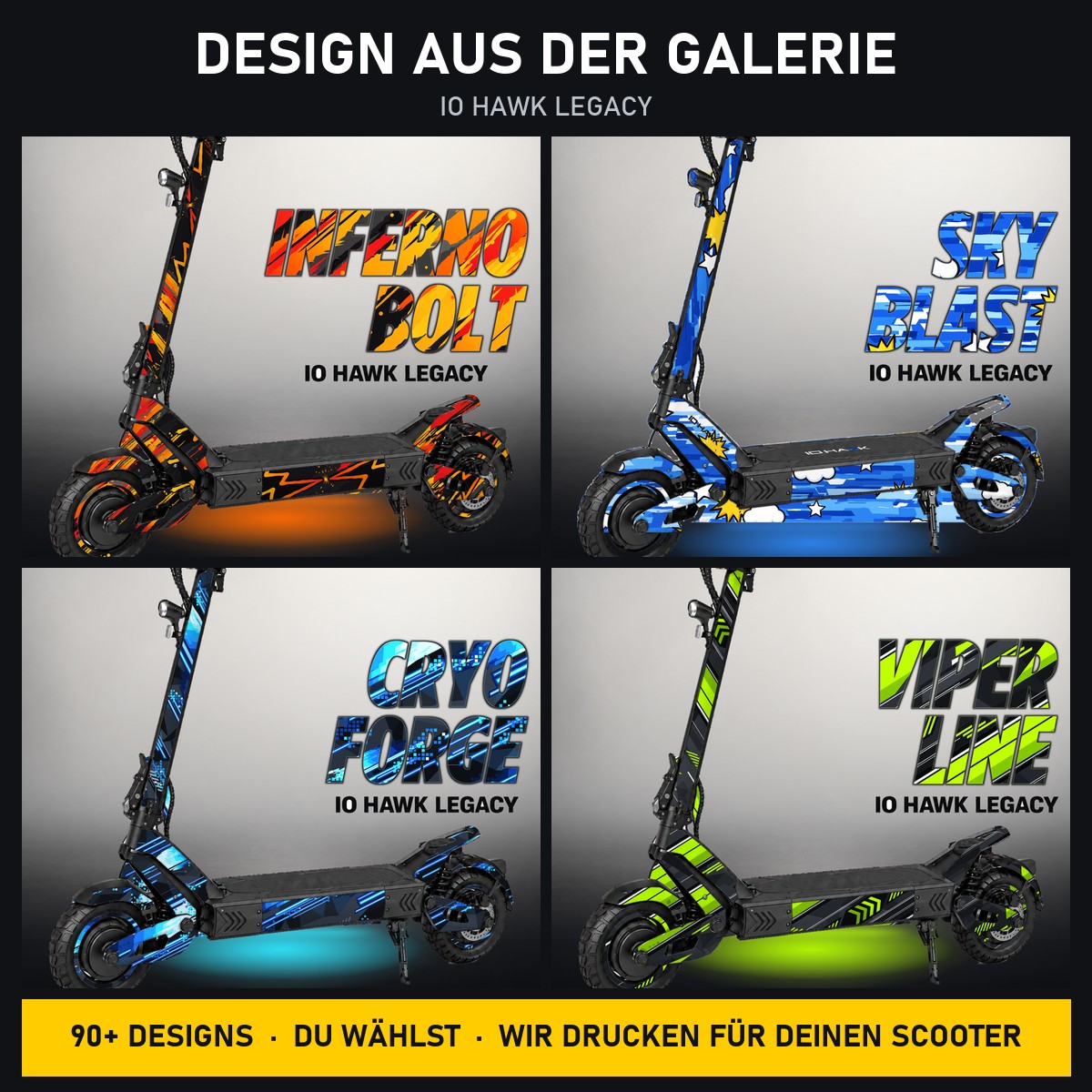 IO HAWK Legacy Skin – Design aus der Galerie, Beispiel-Designs