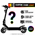 IO HAWK LEGACY SKIN | CUSTOM – Custom-Wunschdesign mit Scootersilhouette, Farben, Motiven und Schriftzügen