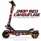 Kukirin G2 Pro Skin – 240P RED CAMOUFLAGE