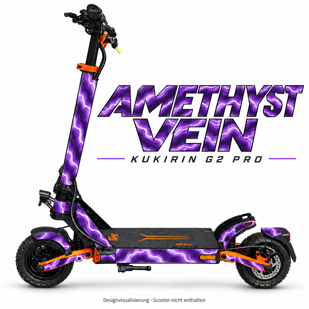 Kukirin G2 Pro Skin – AMETHYST VEIN
