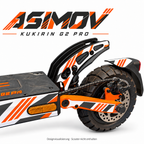 Kukirin G2 Pro ASIMOV Skin – Heck und Hinterrad