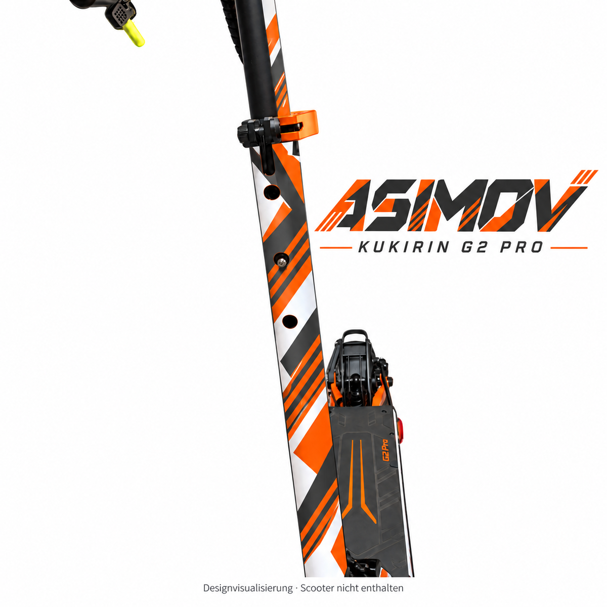 Kukirin G2 Pro ASIMOV Skin – Lenkstange von vorn