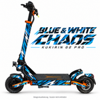 Kukirin G2 Pro Skin – BLUE & WHITE CHAOS