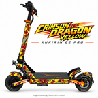 Kukirin G2 Pro Skin – CRIMSON DRAGON YELLOW