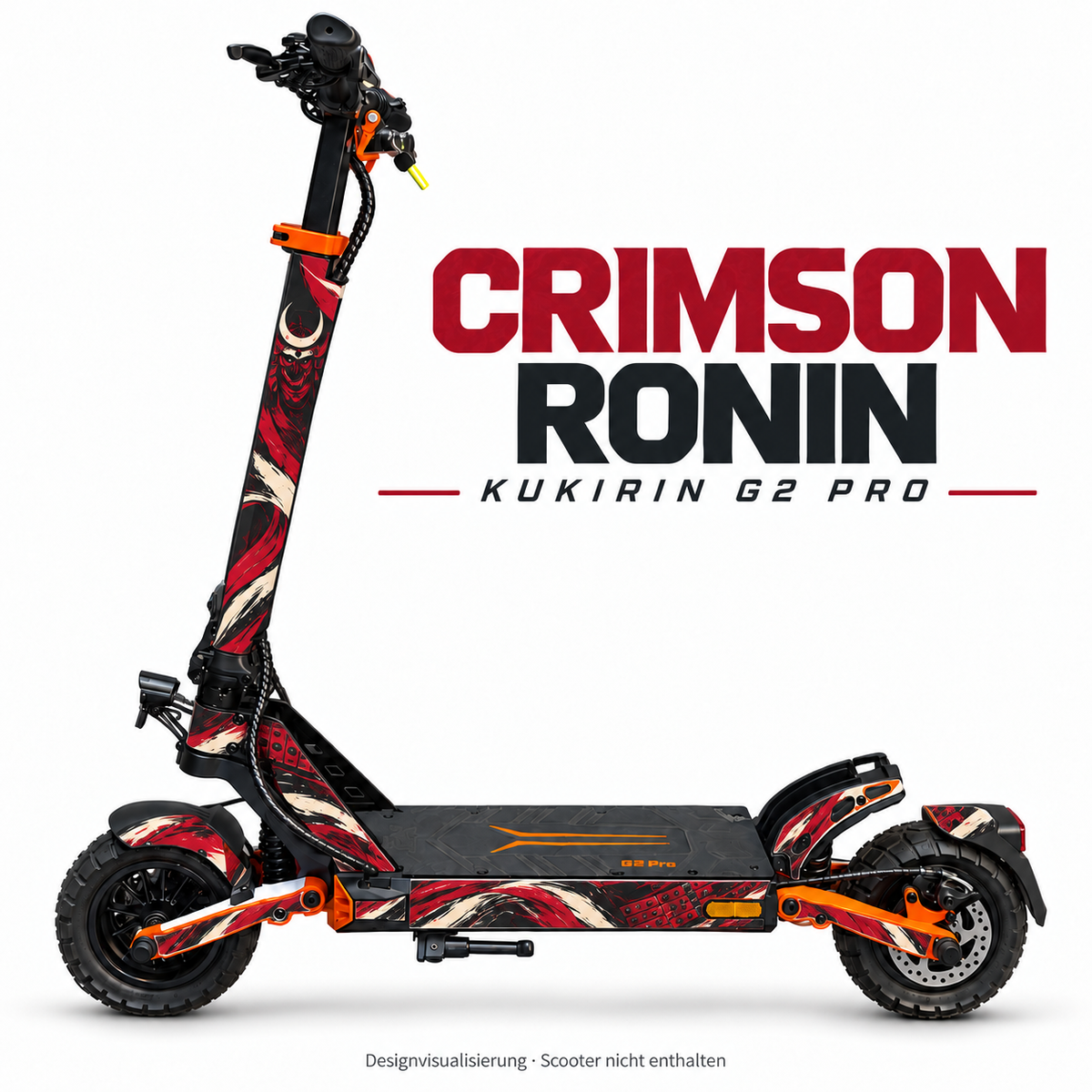 Kukirin G2 Pro Skin – CRIMSON RONIN