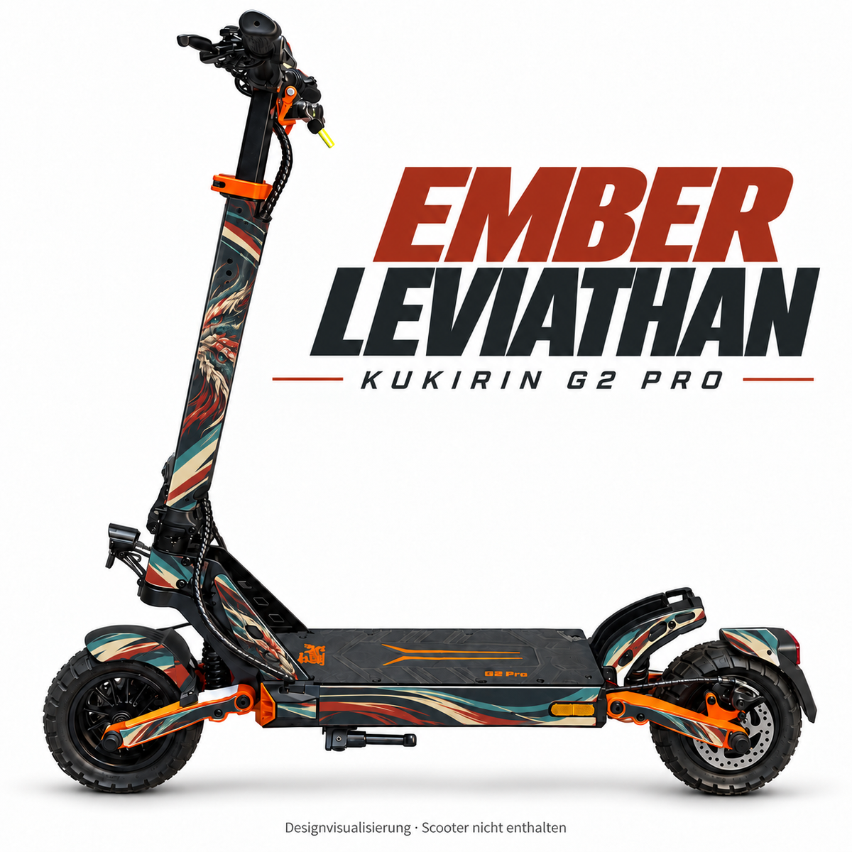 Kukirin G2 Pro Skin – EMBER LEVIATHAN