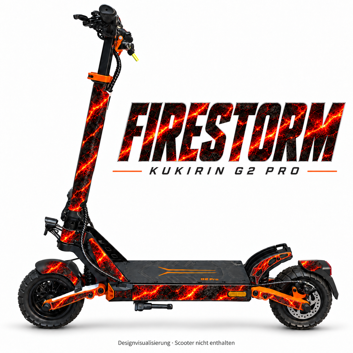 Kukirin G2 Pro Skin – FIRESTORM