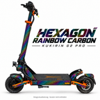 Kukirin G2 Pro Skin – HEXAGON RAINBOW CARBON