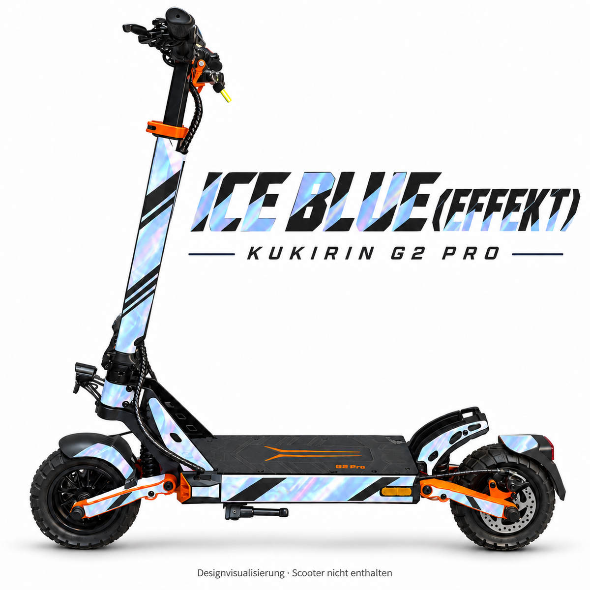 Kukirin G2 Pro Skin – ICE BLUE (EFFEKT)
