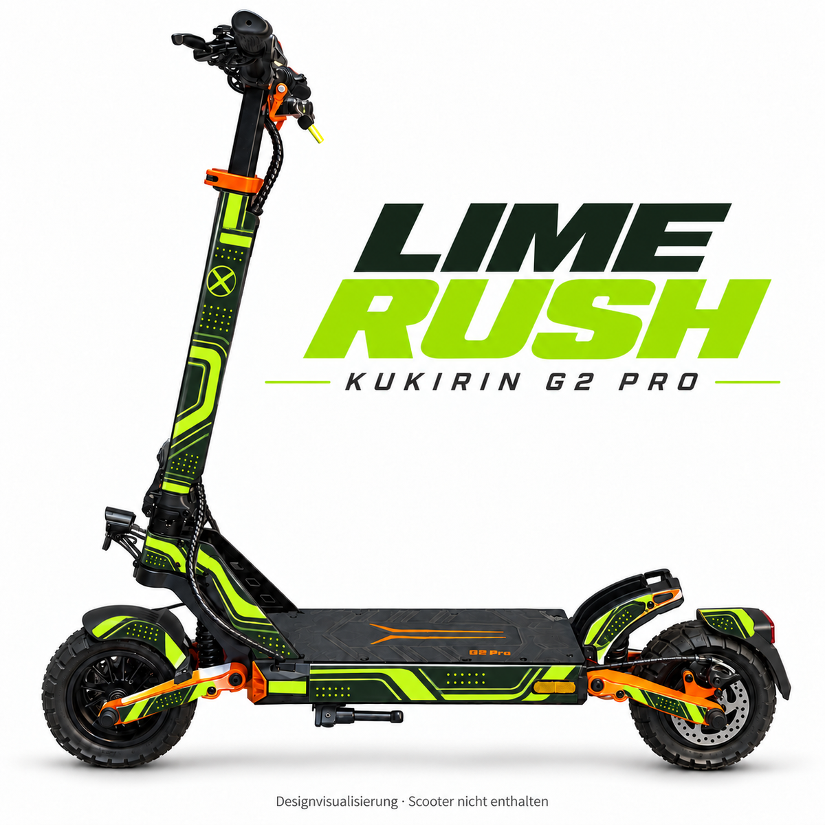 Kukirin G2 Pro Skin – LIME RUSH