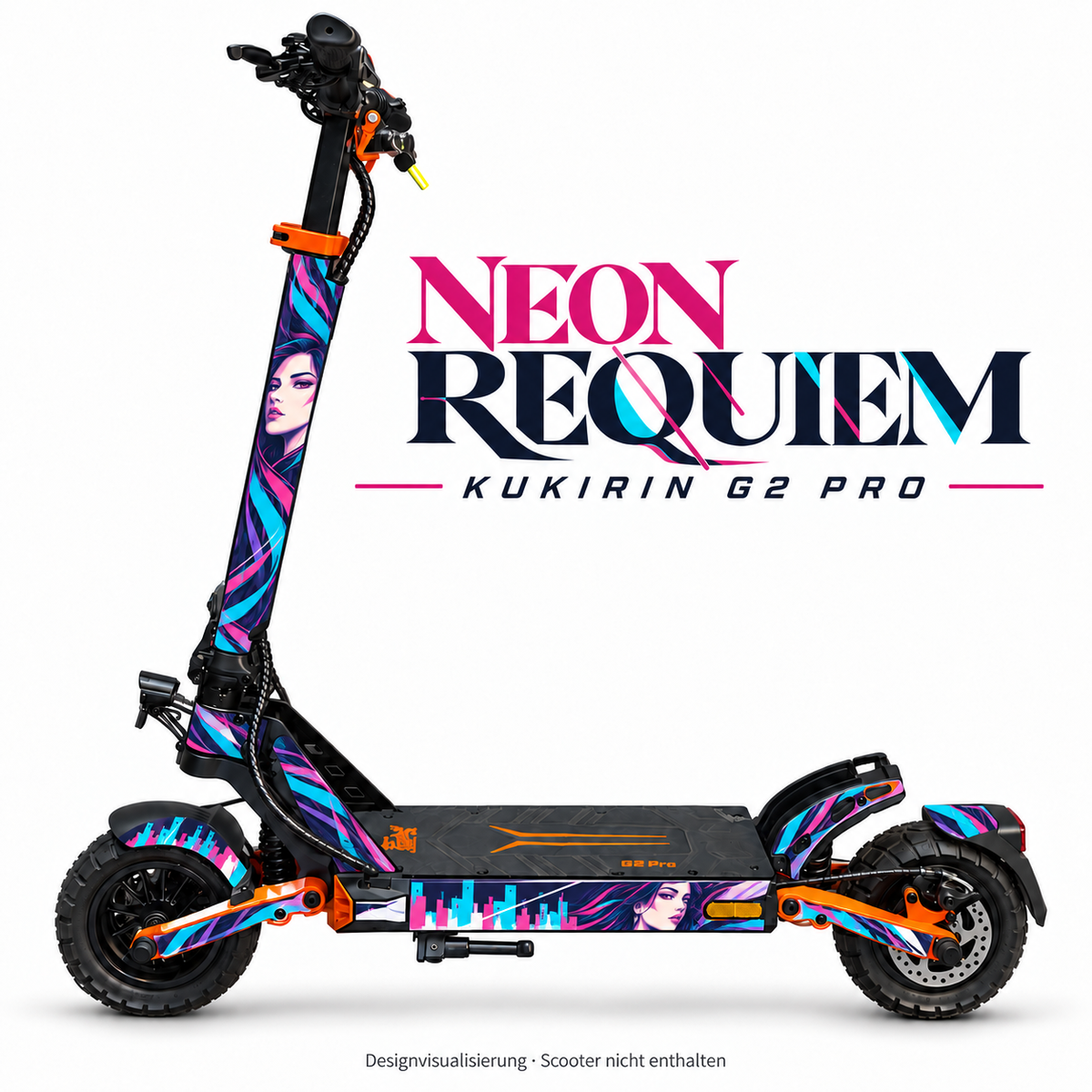 Kukirin G2 Pro Skin – NEON REQUIEM