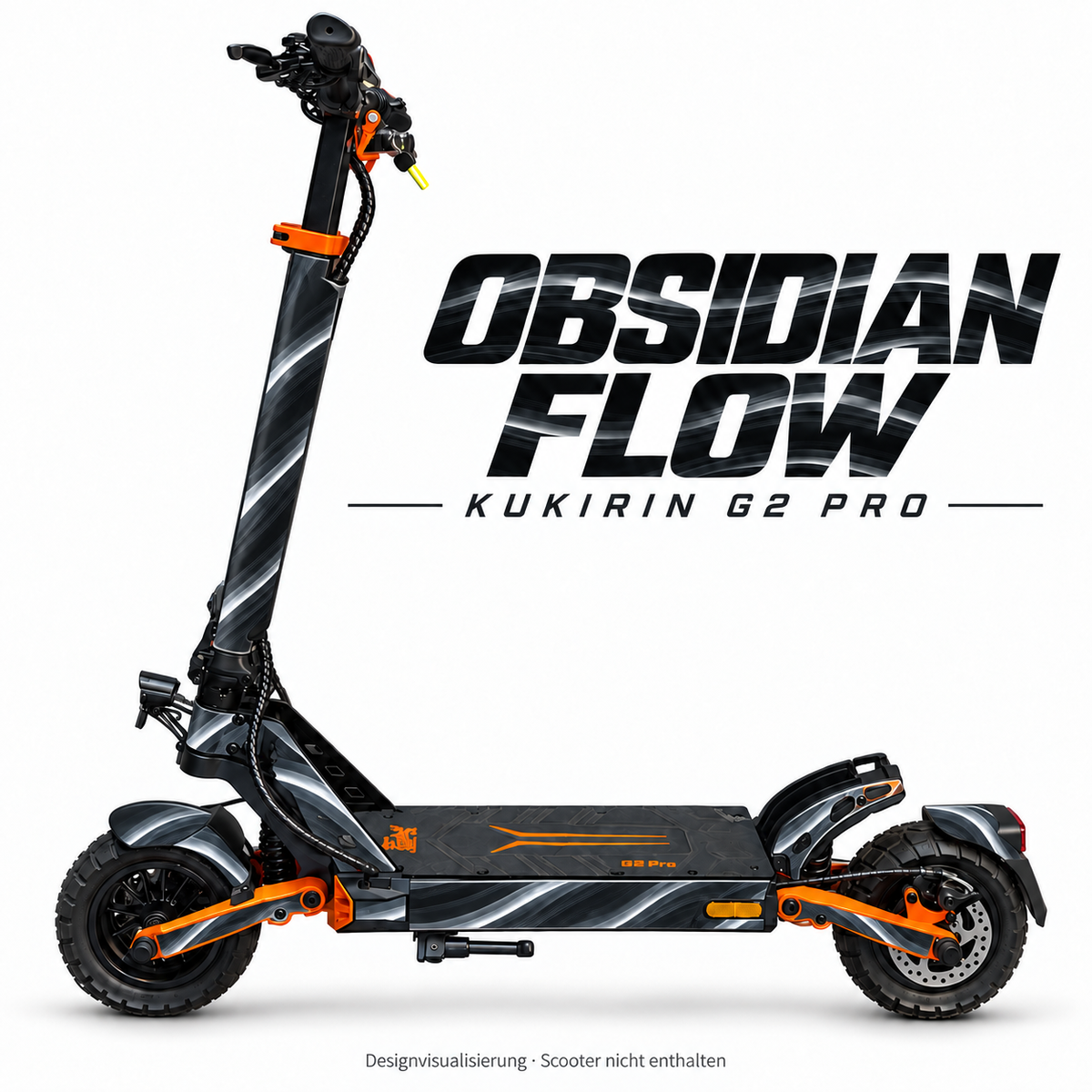Kukirin G2 Pro Skin – OBSIDIAN FLOW
