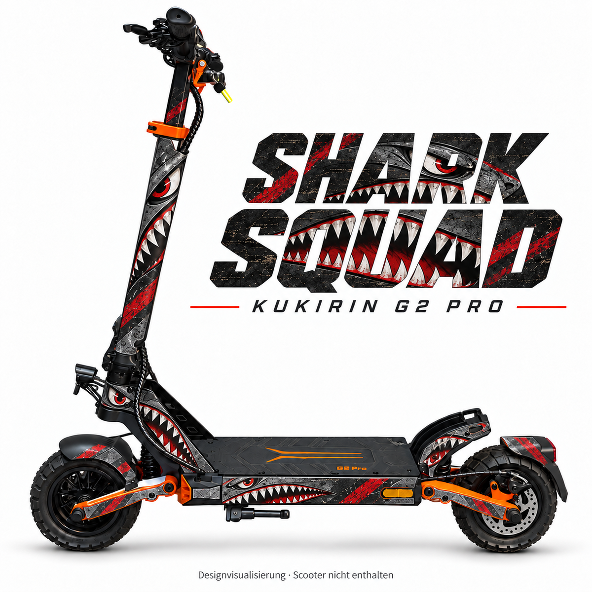 Kukirin G2 Pro Skin – SHARK SQUAD