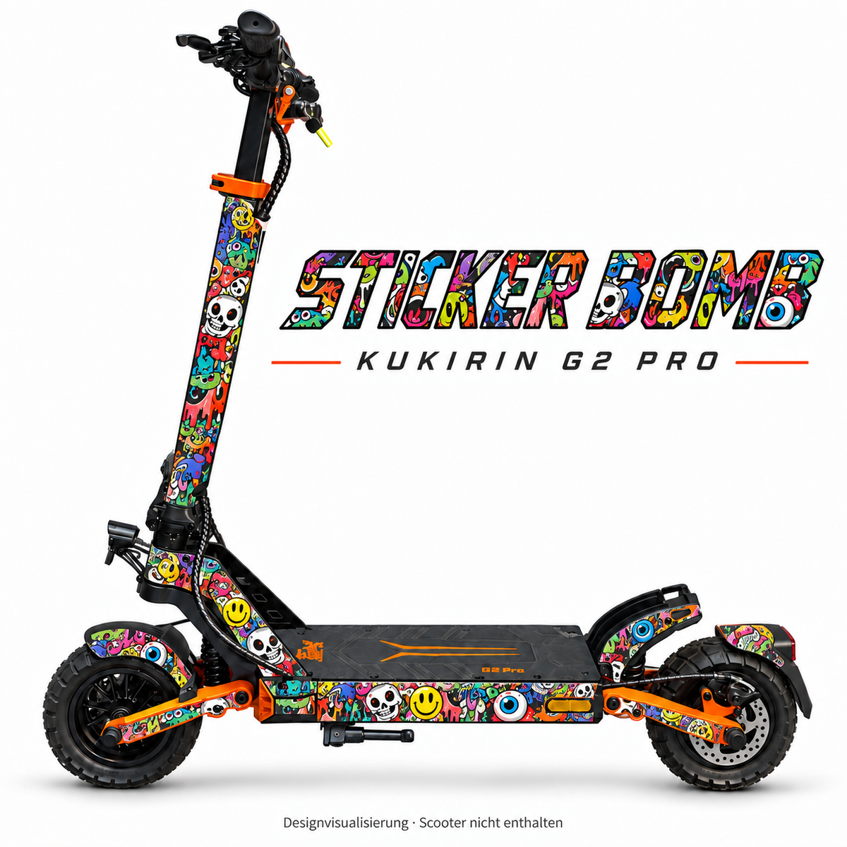 Kukirin G2 Pro Skin – STICKER BOMB