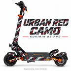 Kukirin G2 Pro Skin – URBAN RED CAMO