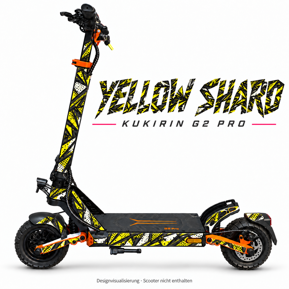 Kukirin G2 Pro Skin – YELLOW SHARD