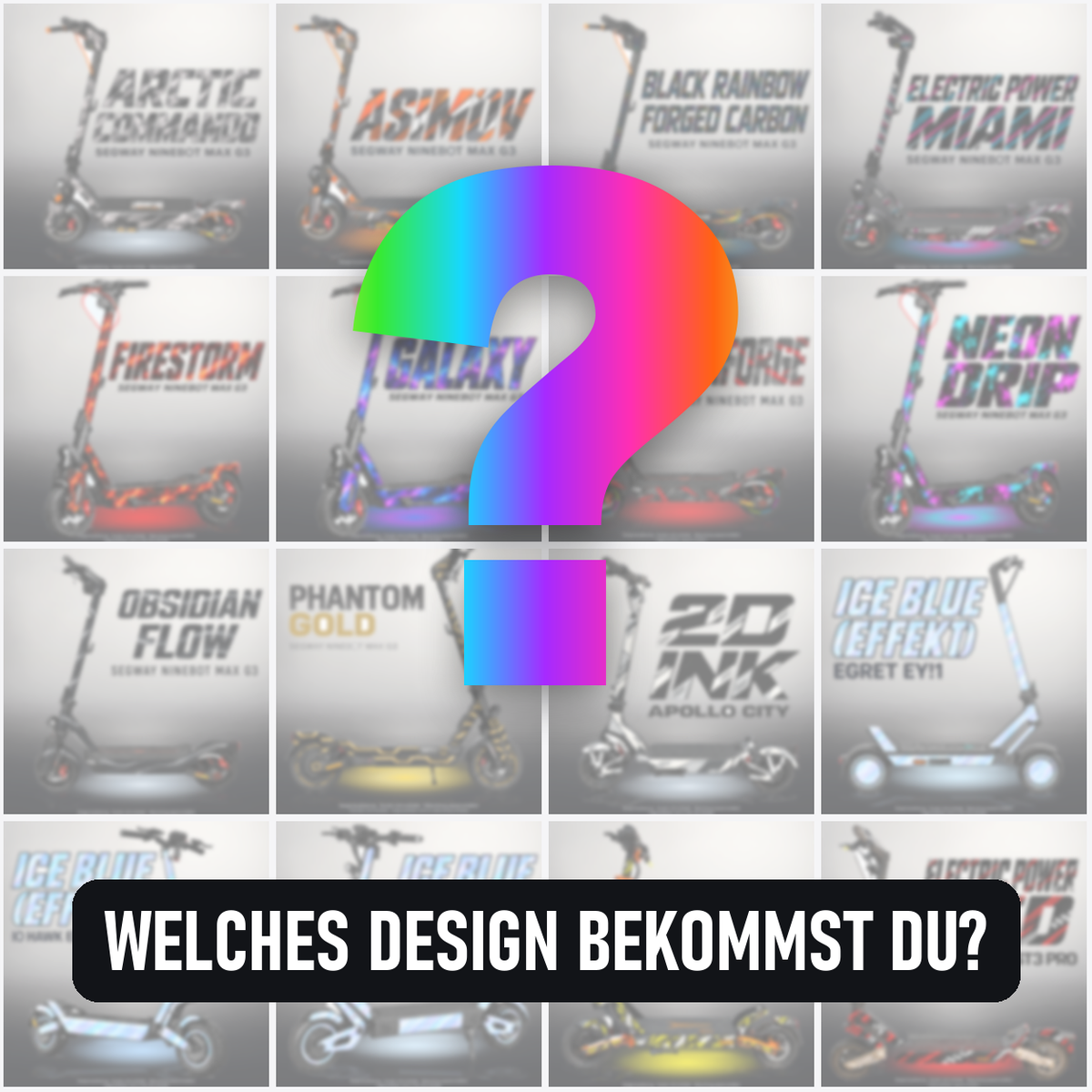 Mystery Skin: Welches Design bekommst du? Beispiele aus dem Katalog