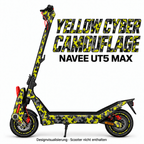 NAVEE UT5 Max YELLOW CYBER CAMOUFLAGE. Reifenaufkleber separat erhältlich.