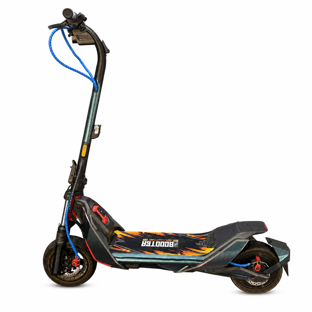 Segway Ninebot ZT3 Referenz mit Design-Skin zur Zuordnung der Schutzbereiche