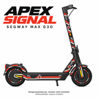 Segway MAX G30 – APEX SIGNAL. Designvisualisierung; Reifenaufkleber separat erhältlich.