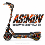 Segway Ninebot MAX G3 Pro Skin – ASIMOV – Designansicht | Escooter Skins