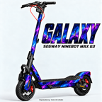 Segway Ninebot MAX G3 Pro Skin – GALAXY – Designansicht | Escooter Skins