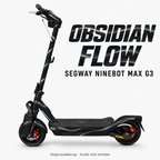 Segway Ninebot MAX G3 Pro Skin – OBSIDIAN FLOW – Designansicht | Escooter Skins