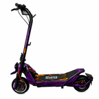 Segway ZT3 Max Skin – PURPLE FORGED CARBON – Designansicht | Escooter Skins