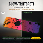 Glow-Trittbrett – SPECTRUM SPLASH, Tag/Nacht