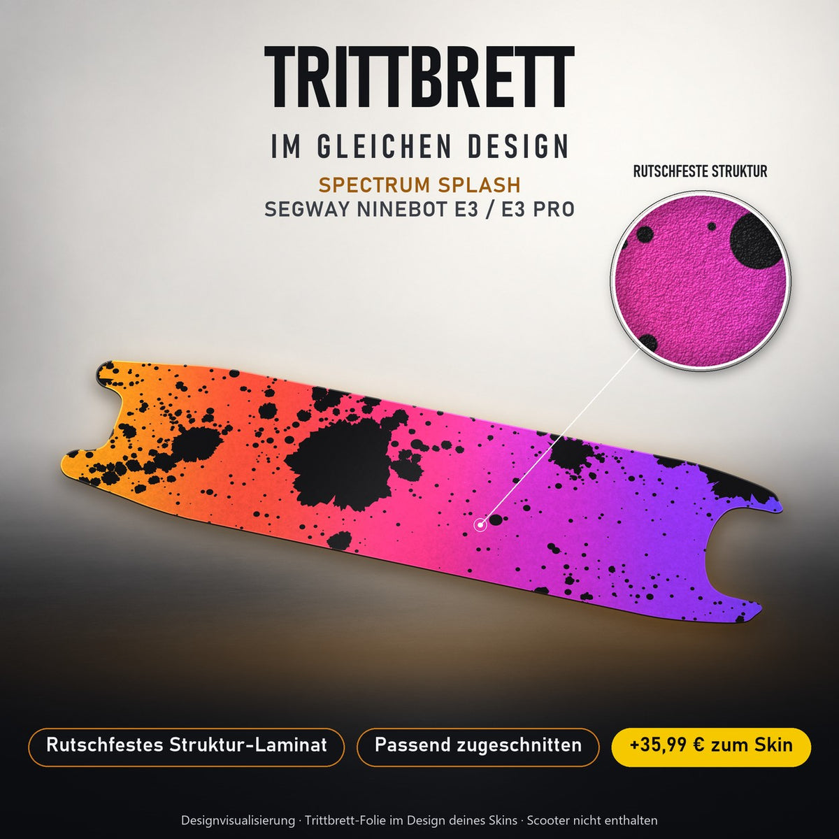 Trittbrett im gleichen Design – SPECTRUM SPLASH