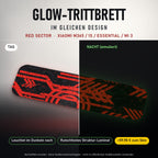 Glow-Trittbrett – RED SECTOR, Tag/Nacht