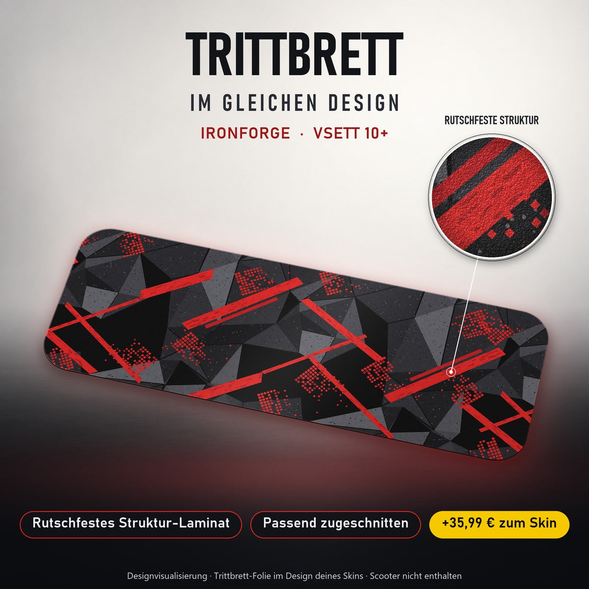 Trittbrett im gleichen Design – IRONFORGE