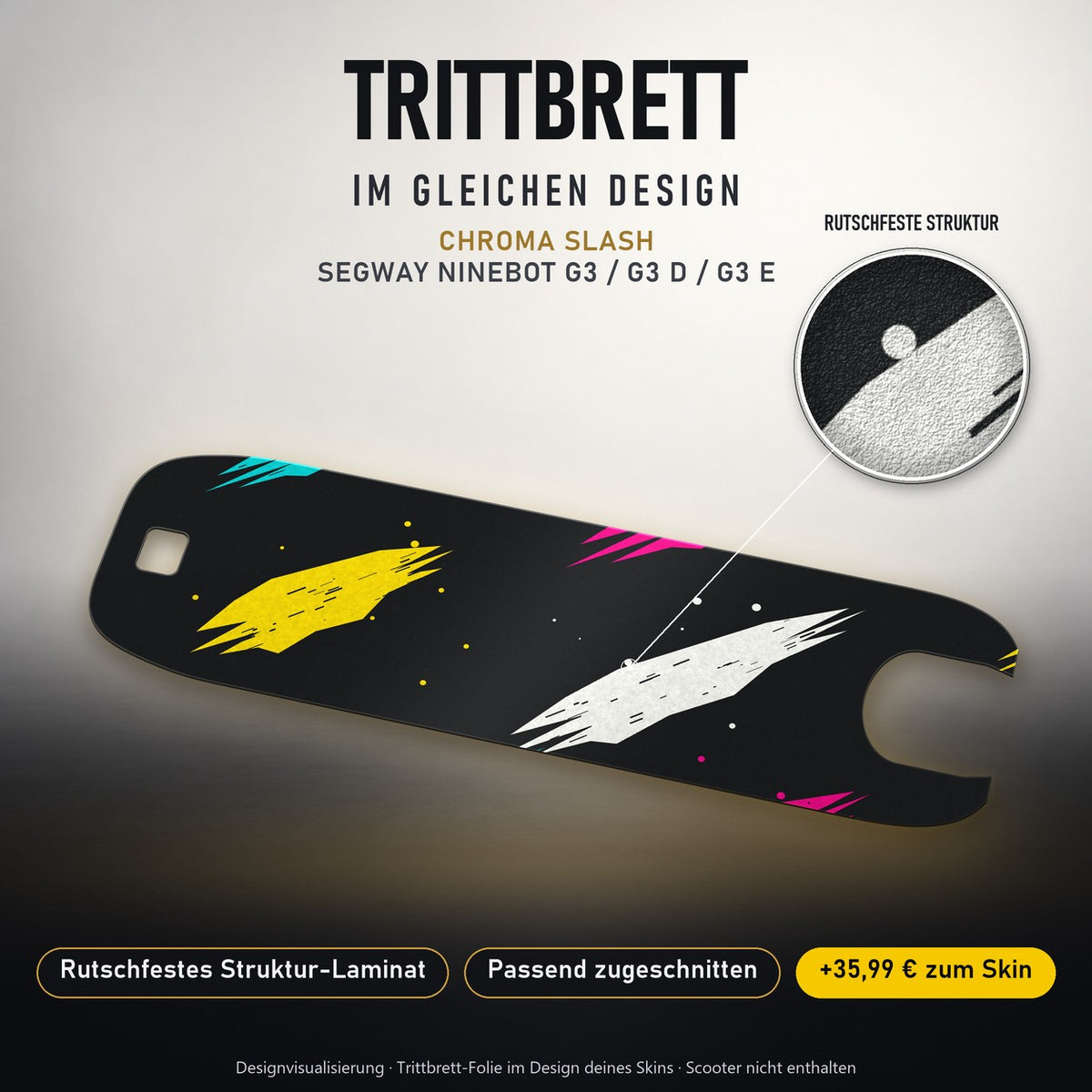Trittbrett im gleichen Design – CHROMA SLASH