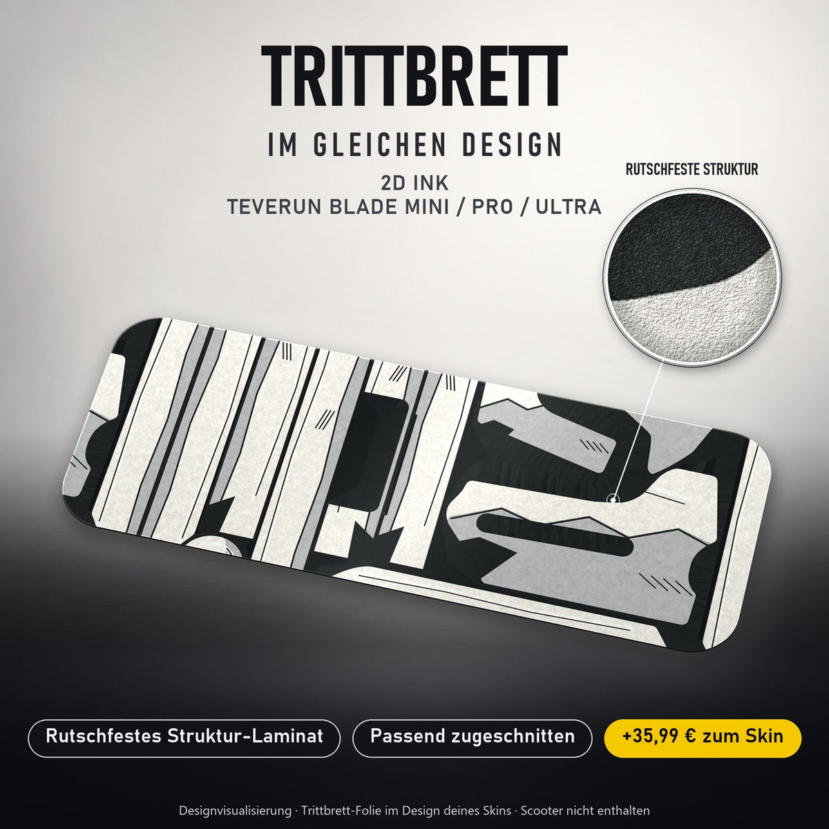 Trittbrett im gleichen Design – 2D INK