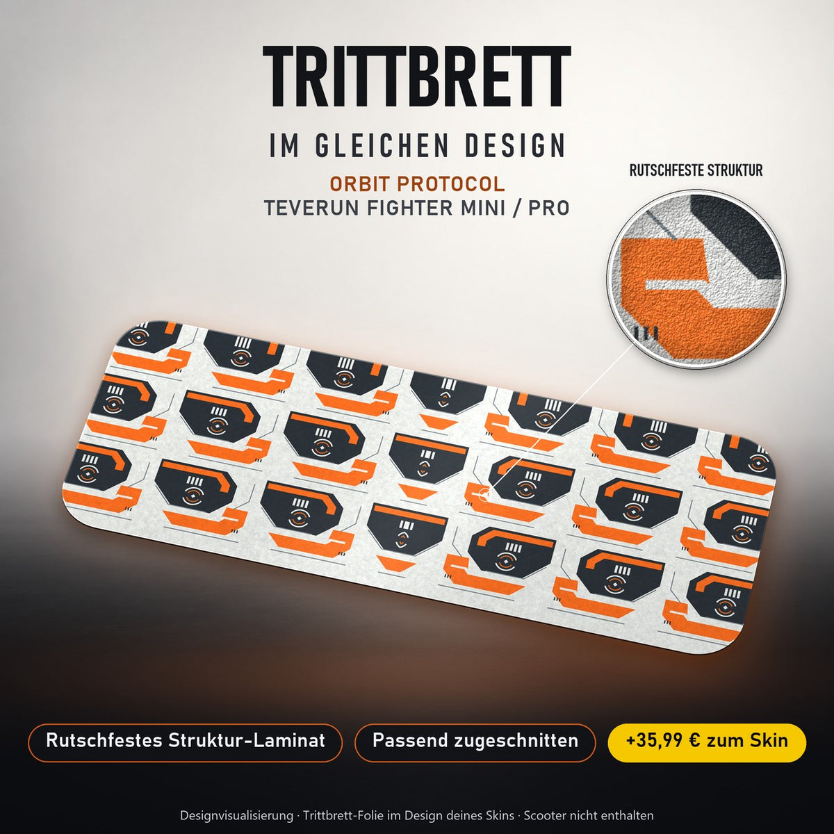 Trittbrett im gleichen Design – ORBIT PROTOCOL