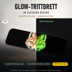 Glow-Trittbrett – SUNSET KITSUNE, Tag/Nacht