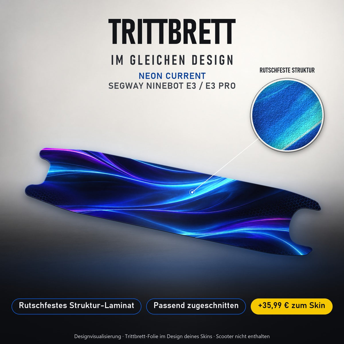 Trittbrett im gleichen Design – NEON CURRENT