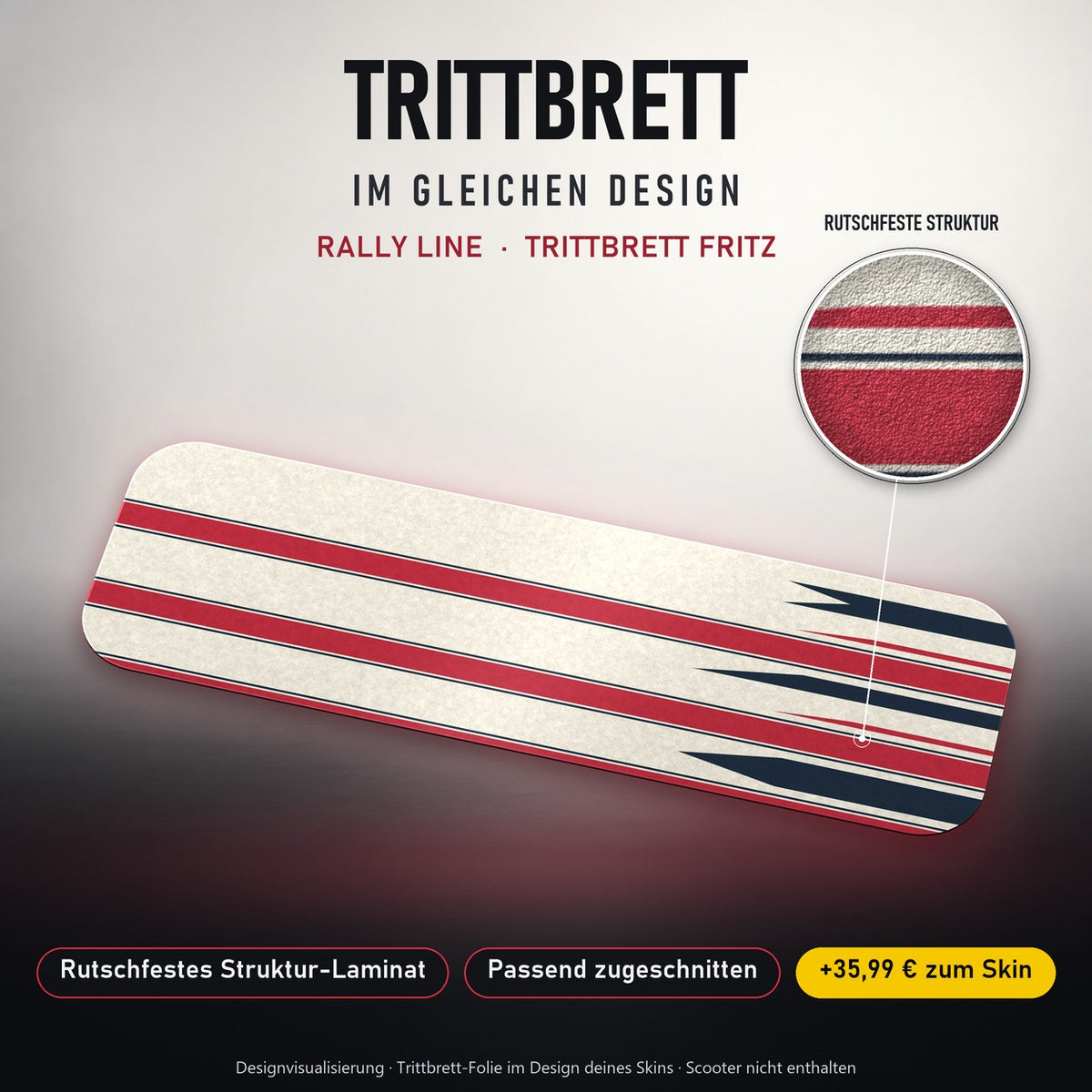 Trittbrett im gleichen Design – RALLY LINE