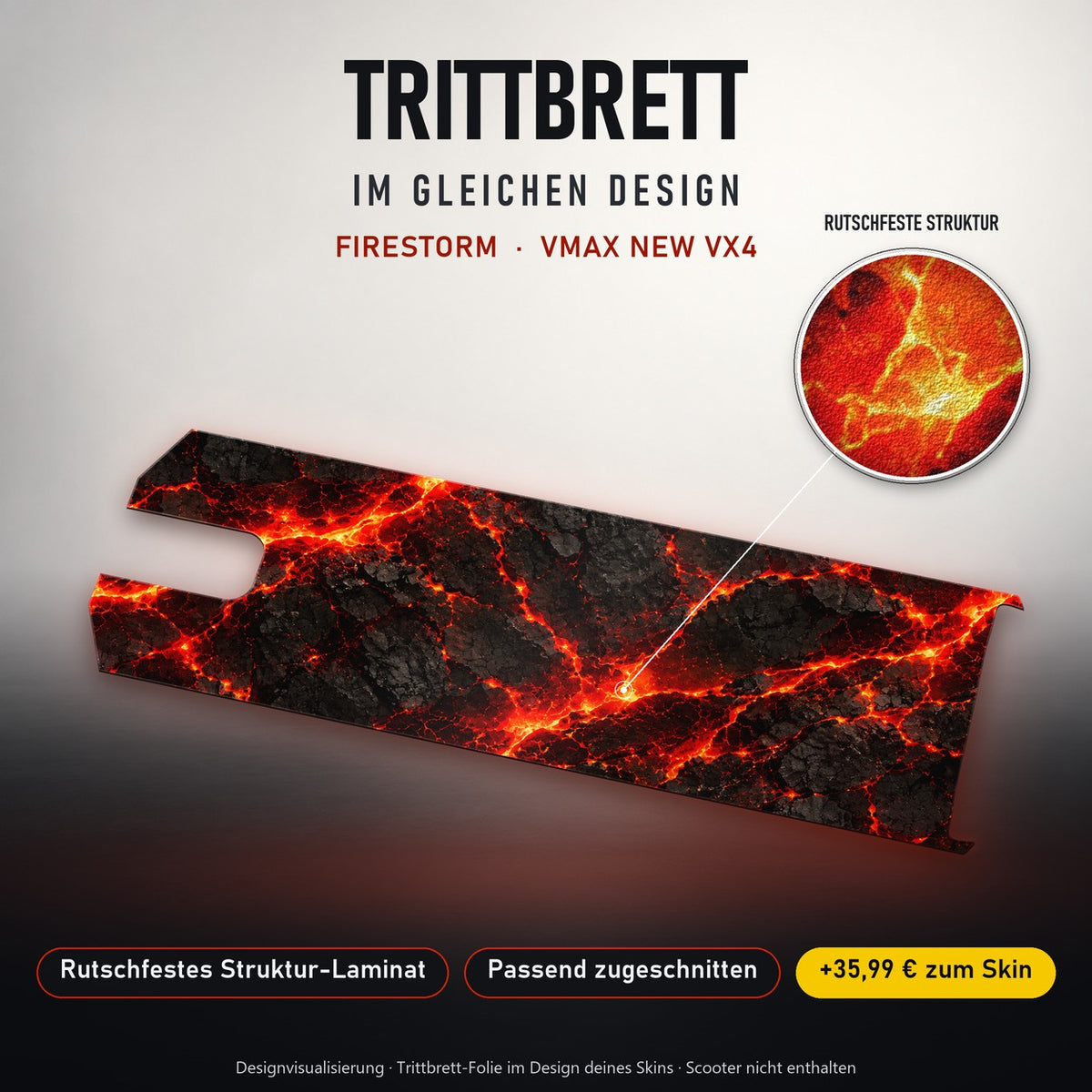 Trittbrett im gleichen Design – FIRESTORM