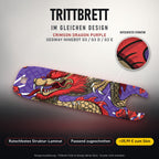 Trittbrett im gleichen Design – CRIMSON DRAGON PURPLE