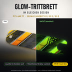 Glow-Trittbrett – PIT LANE 77, Tag/Nacht