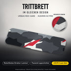 Trittbrett im gleichen Design – URBAN RED CAMO