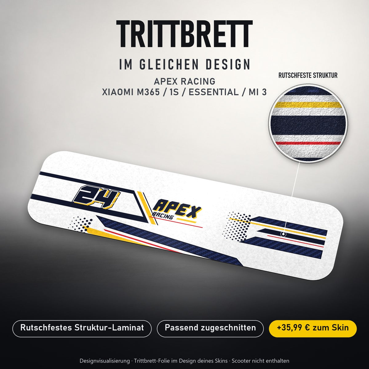Trittbrett im gleichen Design – APEX RACING