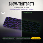 Glow-Trittbrett – GLITCH PHANTOM, Tag/Nacht